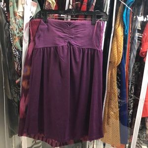 Strapless dress/bathing suit cover